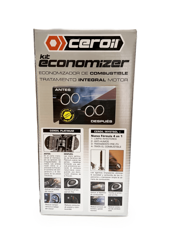 aditivos ceroil Kit Economizer Auto - Tratamiento ideal Pre-ITV
