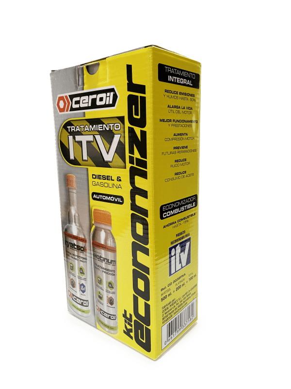 aditivos ceroil Kit Economizer Auto - Tratamiento ideal Pre-ITV