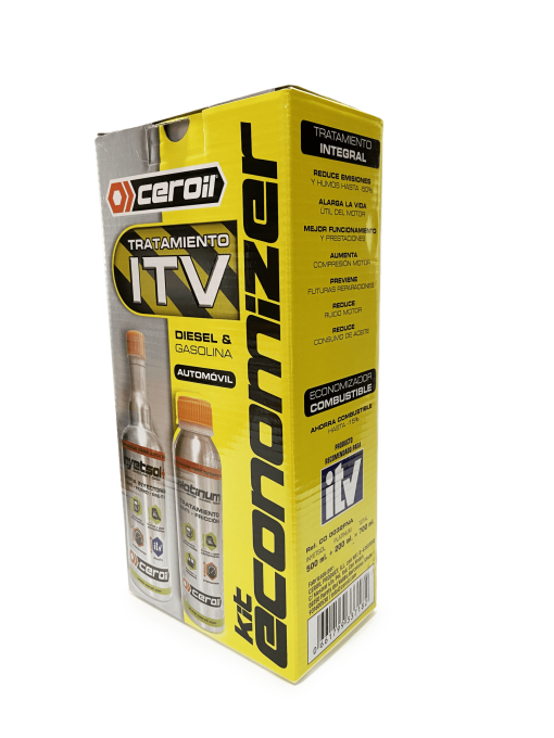 aditivos ceroil Kit Economizer Auto - Tratamiento ideal Pre-ITV