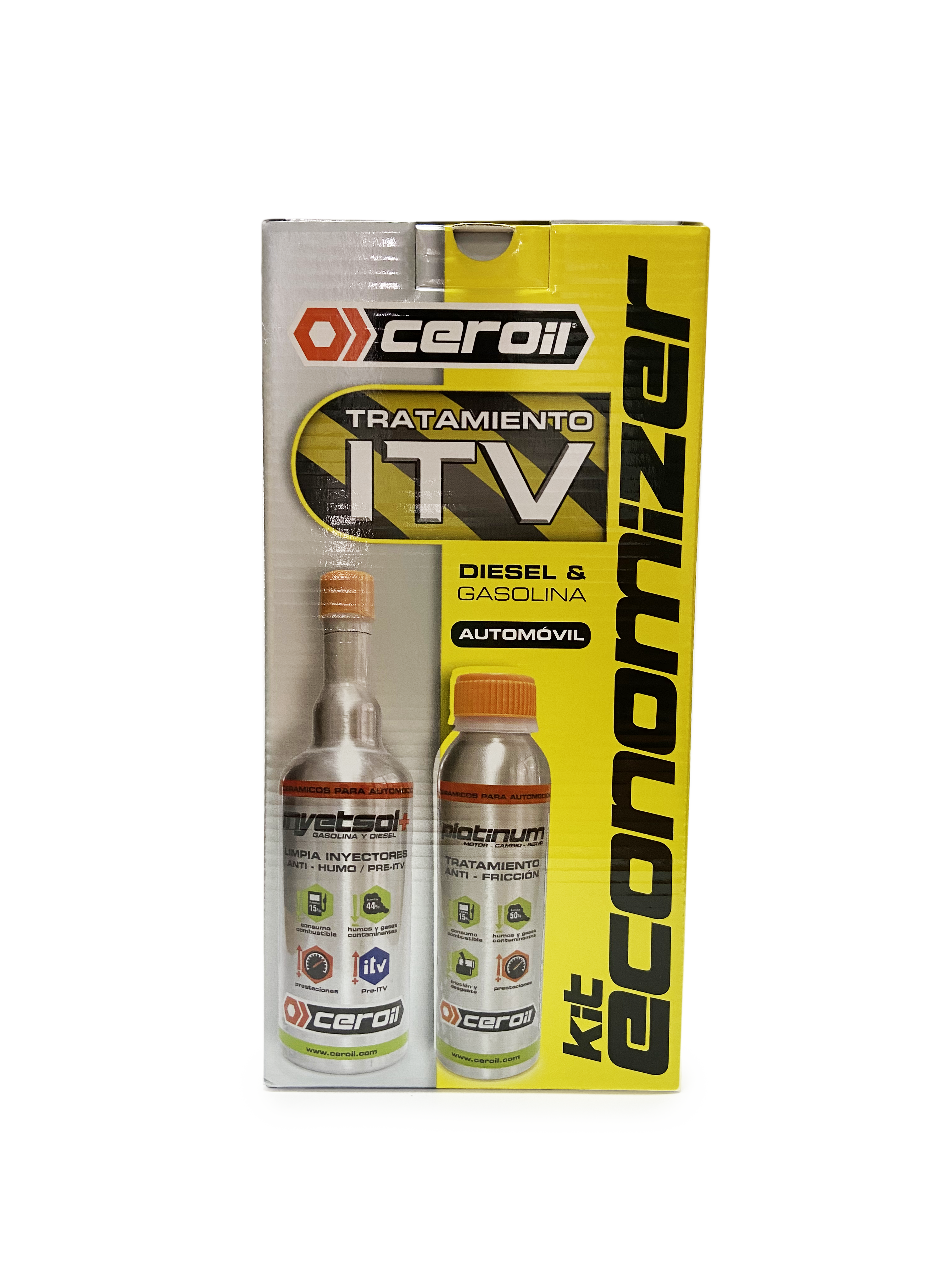 ECO-carbonilla motor **KIT Descarbonizador ANTIHUMOS ITV** - SoloClima