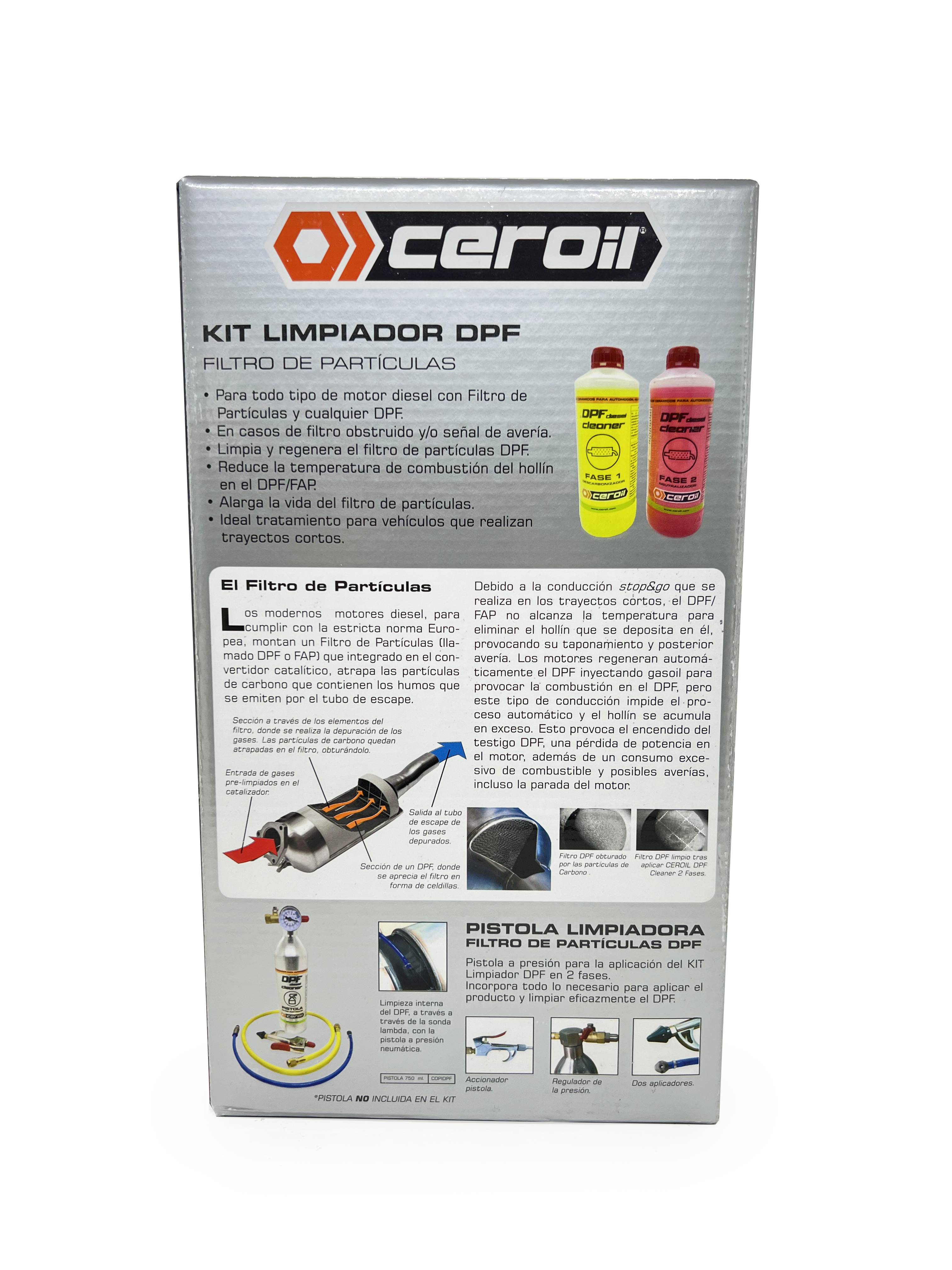 SPRAY LIMPIADOR DE CATALIZADOR Y FILTRO DE PARTÍCULAS DPF (400ml