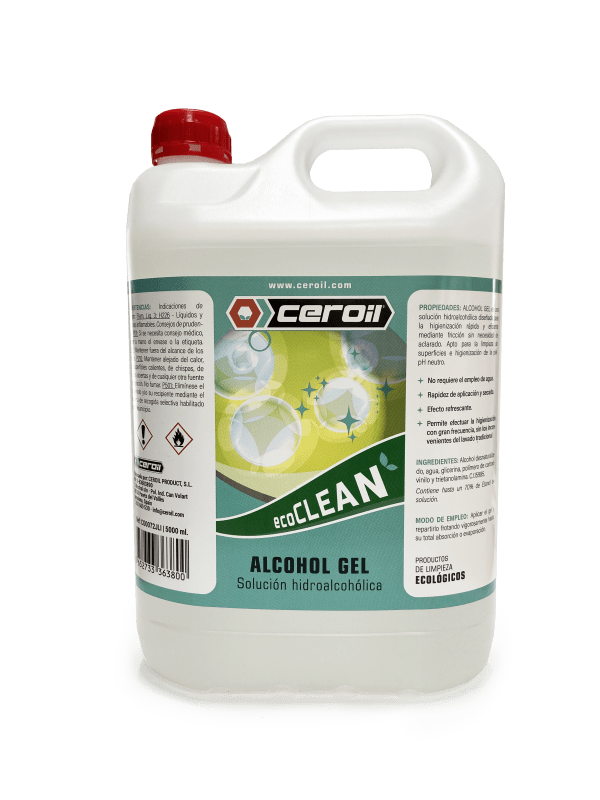 aditivos ceroil ECO CLEAN - GEL HYDROALCOOLIQUE