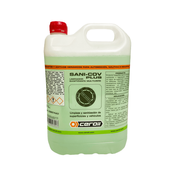 aditivos ceroil SANI-COV PLUS - Multipurpose sanitizing cleanser 5L