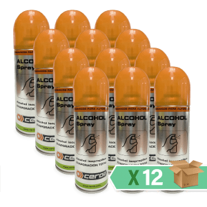 ECO CLEAN - Alcohol isopropílico 100% (spray de 400ml) - Caja 12