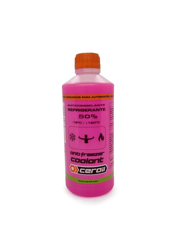 aditivos ceroil Coolant - Antifreeze 50% Pink