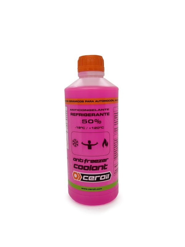 aditivos ceroil Liquide de refroidissement - Antigel 50% Rose
